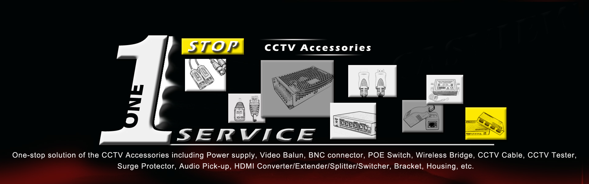 Suppliers of CCTV Accessories