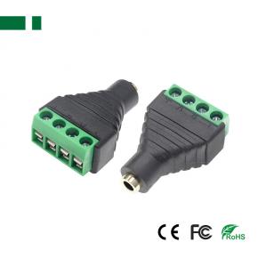 CBN-085F4 2.5mm Audio Stereo Female to 4-Pin Terminal Connector