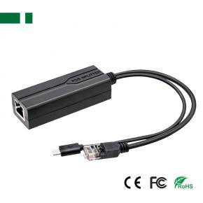 CPOE-04GMU DC48V-to-DC5V 1.0Gbps POE Cable with Micro USB Interface