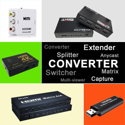 Video Converter/ Extender/ Splitter etc.
