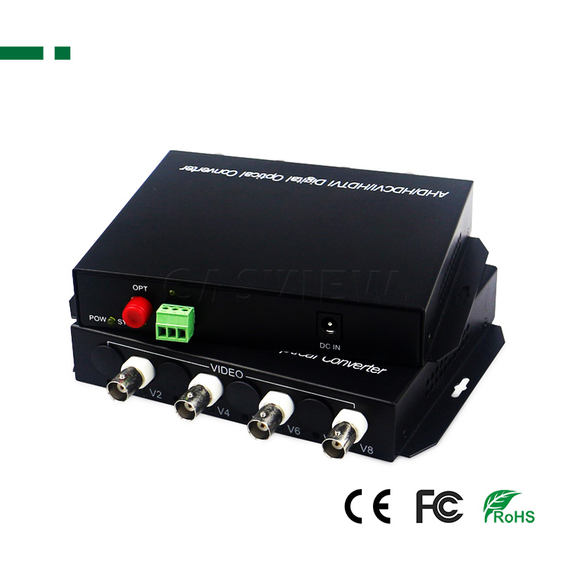 COV-HD4V1D-1080P CVI-TVI-AHD Fiber Converter