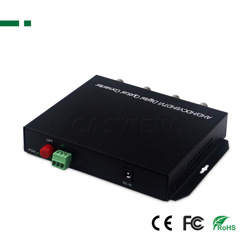 COV-HD4V1D-1080P CVI-TVI-AHD Fiber Converter
