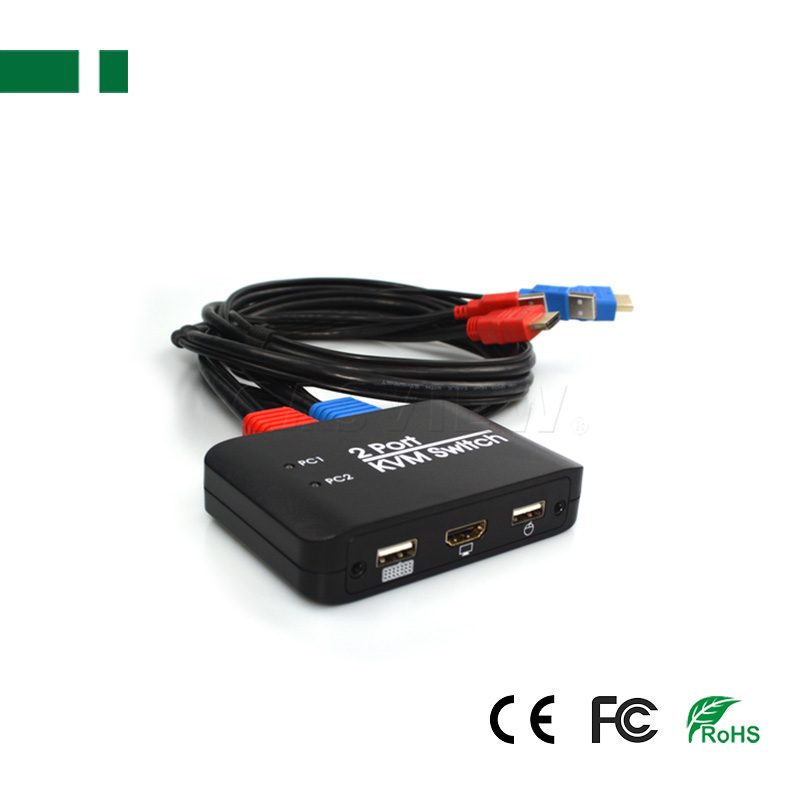 CKM-1021-4K 2 Port 4K 60Hz HDMI KVM Switch