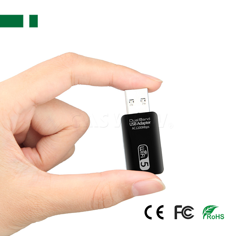 CWE-1212AC 1200Mbps 2.4G/5.8G Dual Band Wireless USB3.0 Adapter