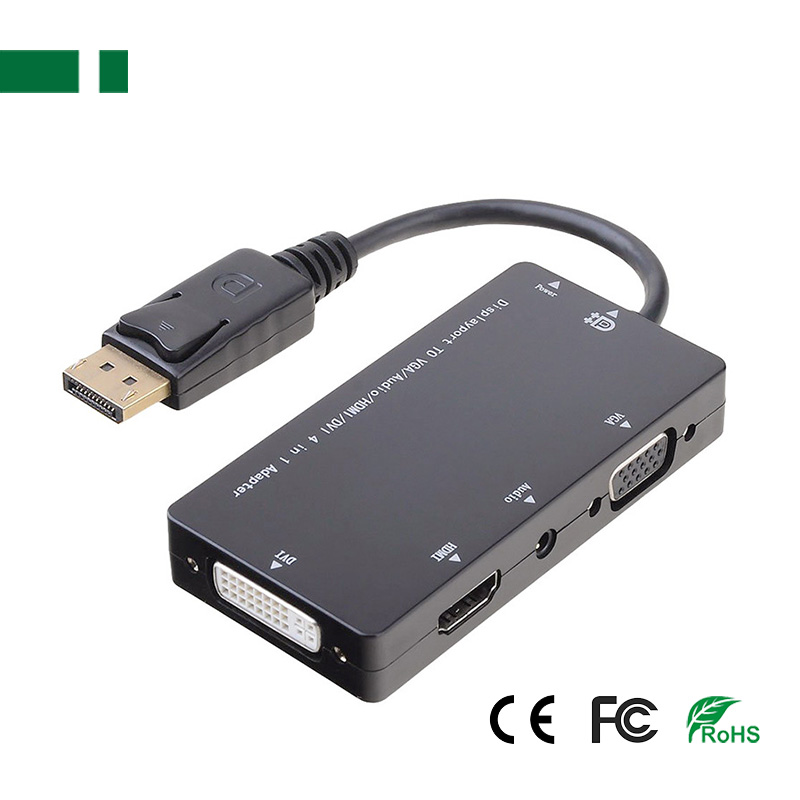 CHV-57 Displayport Male to HDMI VGA DVI Audio Female Adapter