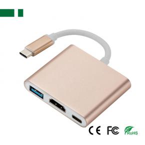 CHM-TC301 USB 3.1 Type-C to HDMI + USB 3.0 + USB-C Adapter (3 in 1)