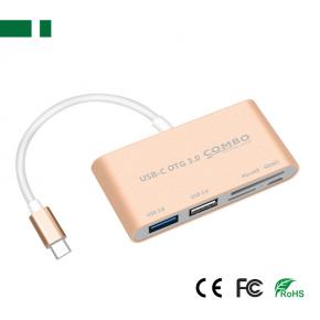 CHM-TC501 USB-C to USB3.0 & 2.0+SD+TF+Micro USB Adapter (5 in 1)