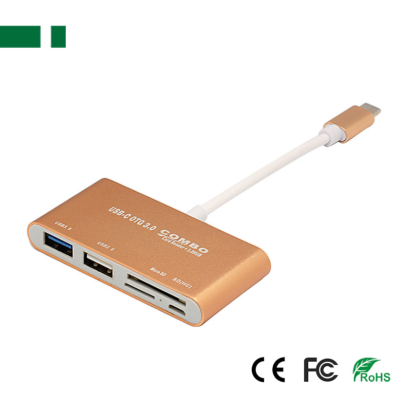 CHM-TC501 USB-C to USB3.0 & 2.0+SD+TF+Micro USB Adapter (5 in 1)