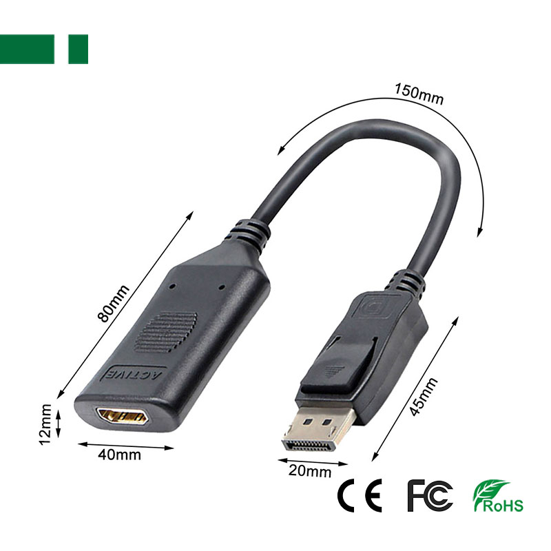 CHV-49A Active 4K@30Hz DP to HDMI Adapter
