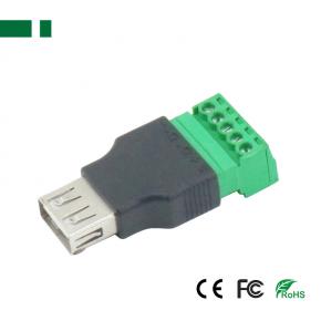 CBN-098F USB 2.0 Type A Female to 5 Pin Screw Connector