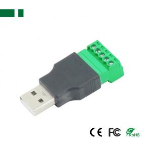 CBN-098M USB 2.0 Type A Male to 5 Pin Screw Connector