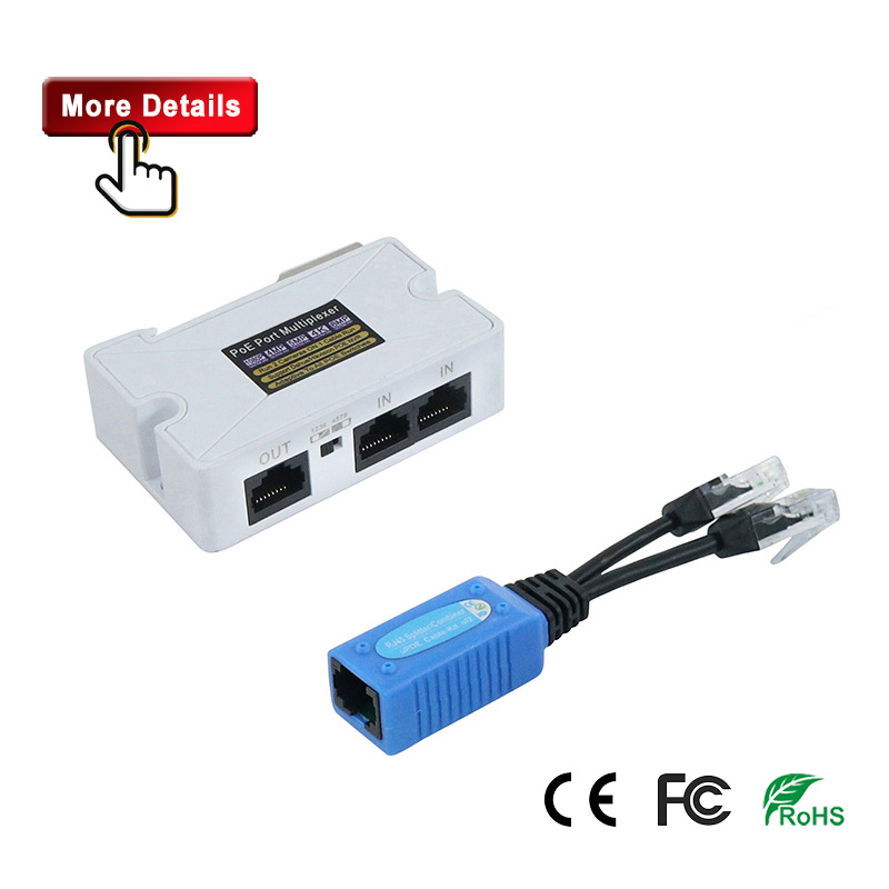 CPE-102 Series RJ45 Splitter and combiner uPoe cable