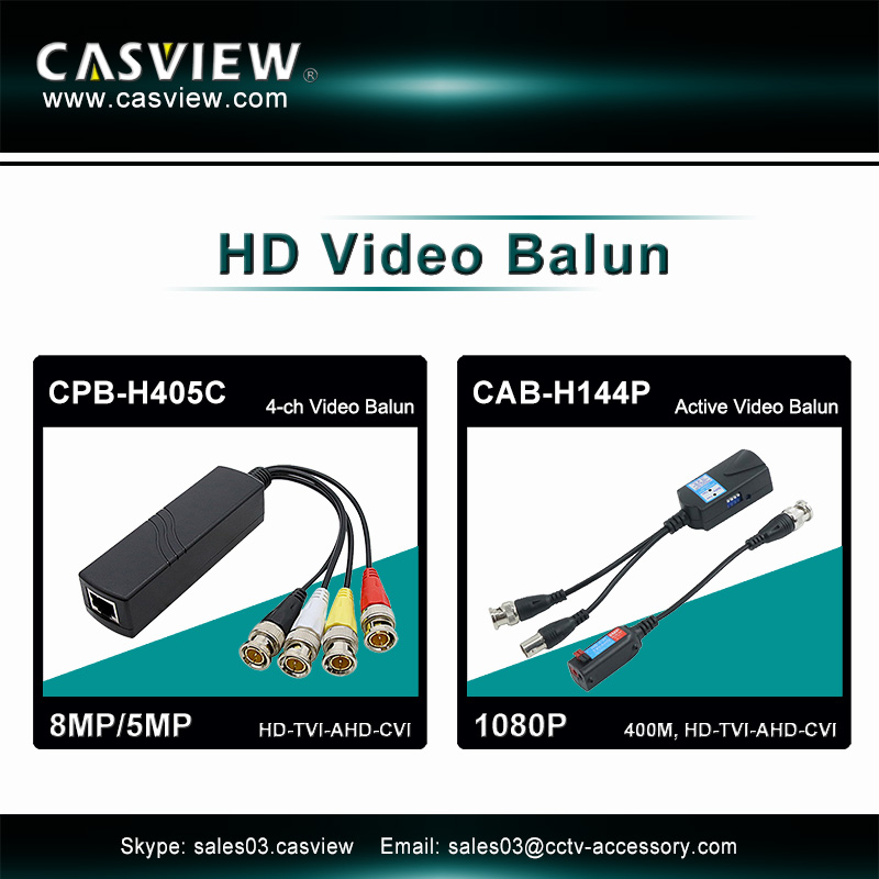 CAB-H144P 1080P HD AHD-CVI-TVI Active Video Balun