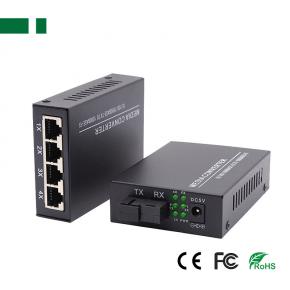 CFS-101-1F4E 100Mbps 1 SFP to 4 RJ45 Fiber Optic Transceiver