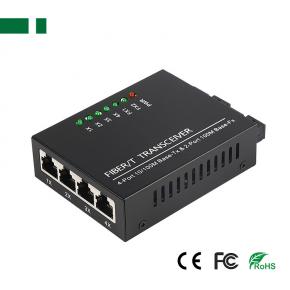 CFS-102-2F4E 100Mbps 2 SFP to 4 RJ45 Fiber Optic Transceiver