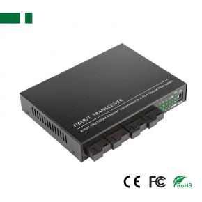 CFS-G102-4F4E Gigabit 4 SFP to 4 RJ45 Fiber Optic Transceiver