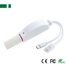 CPOE-08TC DC48V-to-DC5V 100Mbps Water-proof POE Cable with Type-C Interface