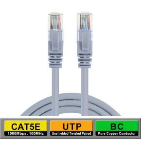 UTP CAT5e BC network cable 0.3M~50M Length optional RJ45 Male to Male Gray Color CRJ-005-C CRJ-01-C CRJ-1.5-C CRJ-02-C CRJ-03-C CRJ-05-C CRJ-10-C CRJ-15-C CRJ-20-C CRJ-30-C CRJ-40-C CRJ-50-C