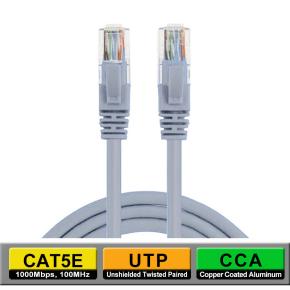UTP CAT5e CCA network cable 0.3M~50M Length optional RJ45 Male to Male Gray Color CRJ-003-A CRJ-005-A CRJ-01-A CRJ-02-A CRJ-03-A CRJ-05-A CRJ-10-A CRJ-15-A CRJ-20-A CRJ-30-A CRJ-40-A CRJ-50-A