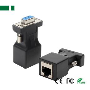 CVA-053 RJ45 Female Connector to 15-pin VGA Female Convertor