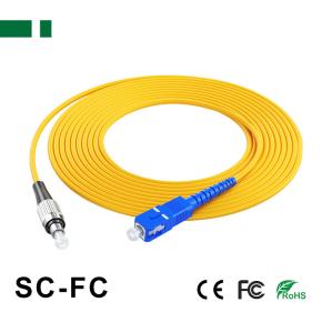 SC/UPC-FC/UPC Single-mode Single-core Optical Fiber Patch Cord