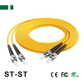 ST/UPC-ST/UPC Double-core Single-mode Optical Fiber Patch Cord