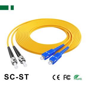 SC/UPC-ST/UPC Double-core Single-mode Optical Fiber Patch Cord