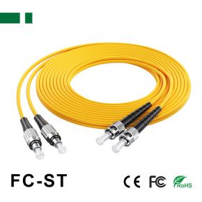 FC/UPC-ST/UPC Double-core Single-mode Optical Fiber Patch Cord
