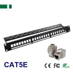CPP03-5E-24DF 24-Port FTP Cat5E Patch Panel for 19 Inch Rack Mount