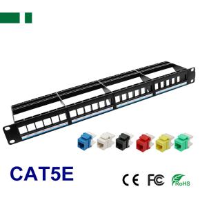CPP04-5E-24DFC 24-Port UTP Cat5E Patch Panel for 19 Inch Rack Mount