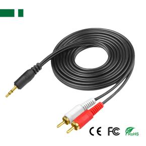 CAU-1M2M-5 5M 3.5mm Stereo to 2 RCA Cable