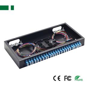CFB-1024C/LC 24 Ports LC Fiber Optic Box for 19 Inch Rack Mount