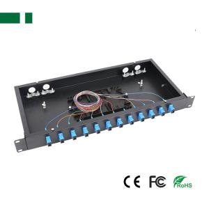 CFB-1012C/SC 12 Ports SC Fiber Optic Box for 19 Inch Rack Mount