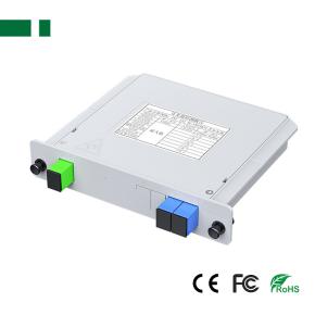 COS04-102P/SC 1*2 SC/UPC Plug-in PLC Optic Splitter