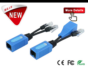 CPE-102 Series RJ45 Splitter and combiner uPoe cable