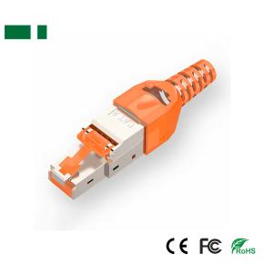 CRJ-0082-8 Cat8 Ethernet Plug Zinc Alloy Shield Crystal Head Network Modular Adapter