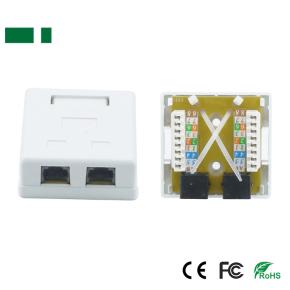 CRJ-102-6 2 Ports Cat6 Keystone Module Connector for Wall Plate