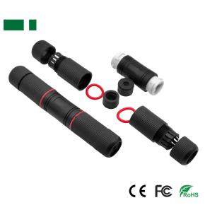 CRJ-W1 Double Head Water-Proof RJ45 Ethernet Cable Connector, Plastic Housing, IP67 - 副本