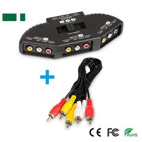 CHM-A8 RCA Splitter with 3-Way Audio