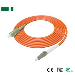 CPC01-LC-SC 3.0mm 1000Mbps Multimode Single Core Optical Fiber Patch Cords 