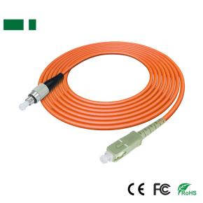 CPC01-SC-FC 3.0mm 1000Mbps Multimode Single Core Optical Fiber Patch Cords 
