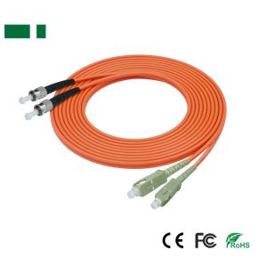 CPC01-SC-ST-1M-D-OM2 CPC01-SC-ST-2M-D-OM2 CPC01-SC-ST-3M-D-OM2 CPC01-SC-ST-5M-D-OM2 CPC01-SC-ST-10M-D-OM2 CPC01-SC-ST-15M-D-OM2 1000Mbps Multimode Dual Core Optical Fiber Patch Cord