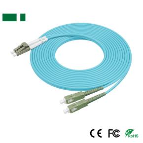 CPC01-LC-SC-1M-D-OM3  CPC01-LC-SC-2M-D-OM3 CPC01-LC-SC-3M-D-OM3 CPC01-LC-SC-5M-D-OM3 CPC01-LC-SC-8M-D-OM3 CPC01-LC-SC-10M-D-OM3 10Gigabit Multi Mode Dual Core Optical Fiber Patch Cord