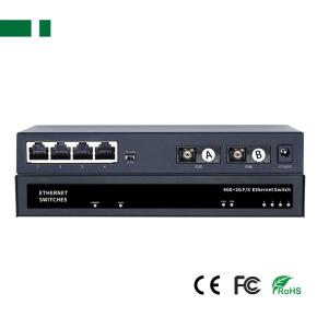 CFS-502F4E 100Mbps 2*SC to 4*RJ45 Fiber Optic Transceiver
