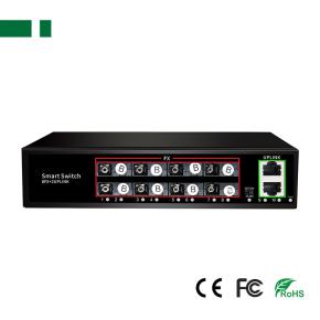 CFS-518F2E 100Mbps 8*SC to 2*RJ45 Fiber Optic Transceiver