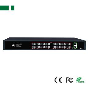 CFS-7016F2E 100Mbps 16*SC to 2*RJ45 Fiber Optic Transceiver