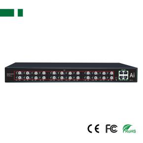 CFS-7024F4E 100Mbps 24*SC to 4*RJ45 Fiber Optic Transceiver