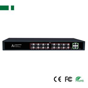 CFS-G7016F4E 1.0Gbps 16*SC to 4*RJ45 Fiber Optic Transceiver