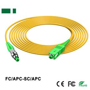 Single-mode Single-core Optical Fiber Patch Cord SC/APC-FC/APC-1M SC/APC-FC/APC-2M SC/APC-FC/APC-3M SC/APC-FC/APC-5M SC/APC-FC/APC-10M SC/APC-FC/APC-15M SC/APC-FC/APC-20M SC/APC-FC/APC-25M