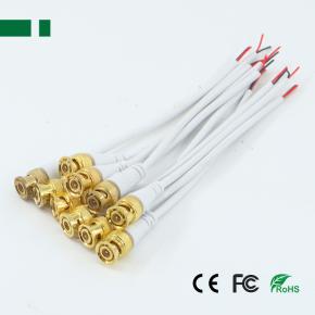 CV-021W BNC Male Plug Cable Connector for CCTV Security Camera